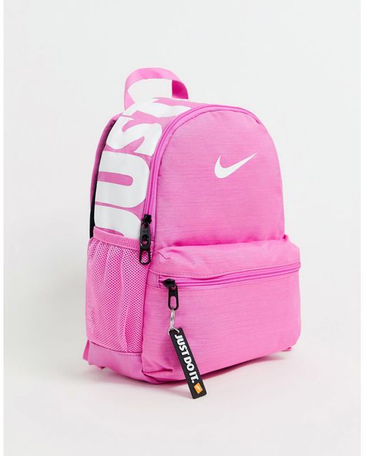 Nike – Just do it – Mini-Rucksack in Pink | Lyst DE