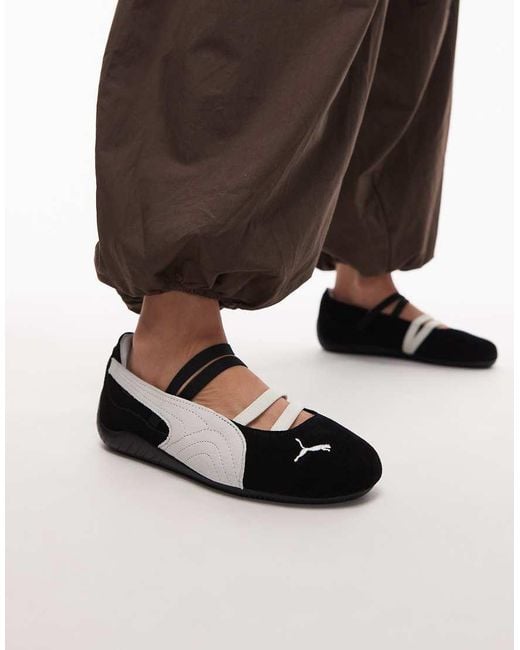 PUMA Black Speedcat Ballet Flats