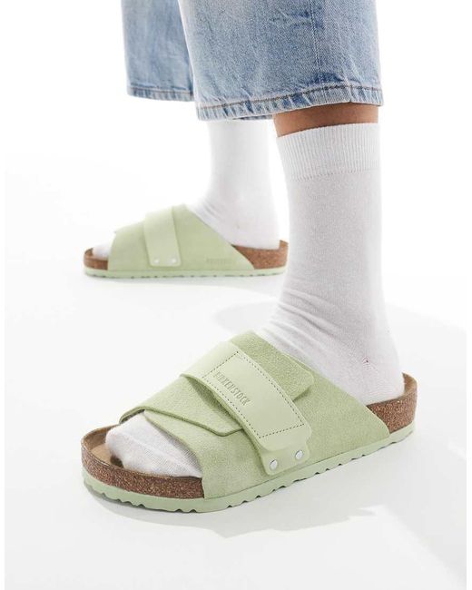 Birkenstock White Kyoto Sandals for men