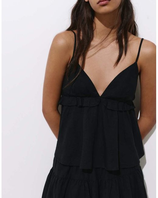 Top di Pull&Bear in Black
