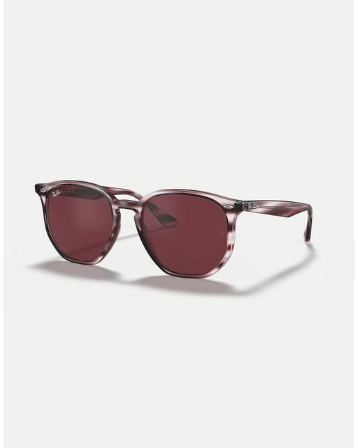 Ray-Ban Purple Rb4306 Irregular Sunglasses With Lens