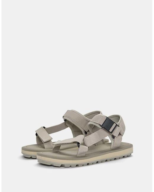Sandali Con Listini Écru di Pull&Bear in White da Uomo