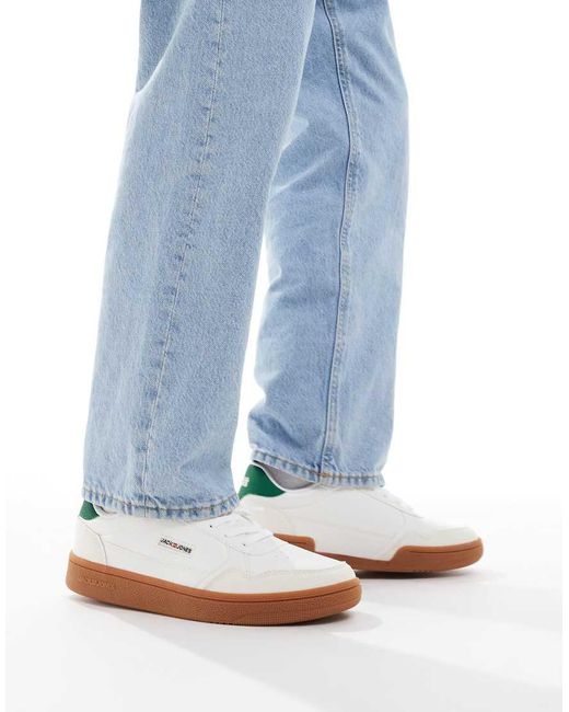 Jack & Jones Blue Gum Sole Trainers for men