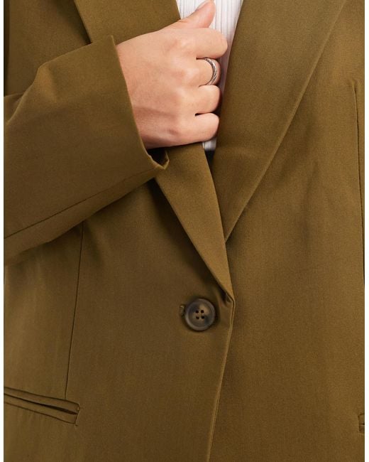 ASOS Green Relaxed Blazer