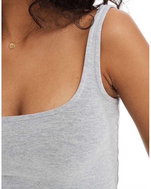 Cotton On White All Day Square Neck Tank