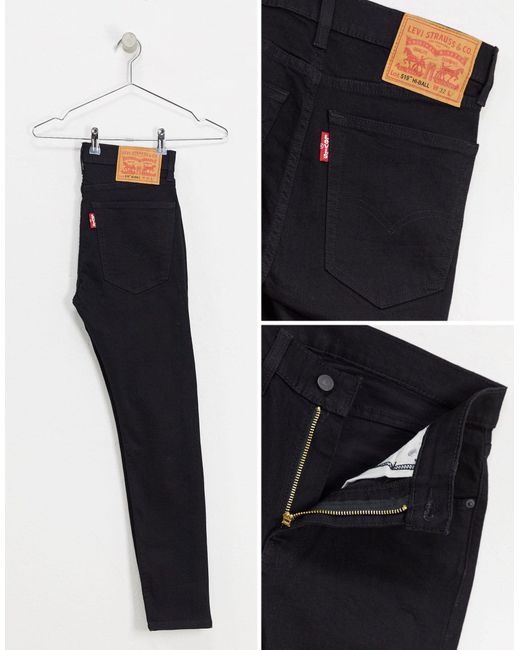 Levi's 519 Extreme Skinny Fit in Black for Men | Lyst Canada