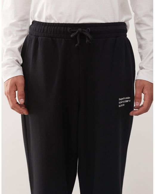 Pantalon Collusion pour homme en coloris Black