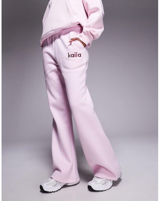 Pantalon Kaiia en coloris Purple