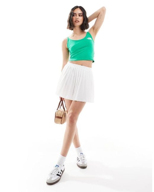 The North Face Green Cropped Strappy Tank