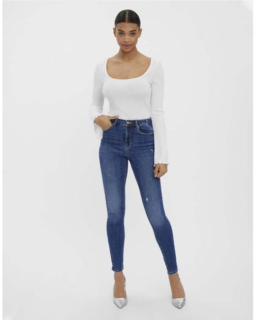 Jeans Skinny di Vero Moda in Blue