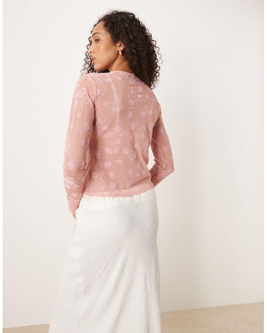 ASOS Pink – knapp geschnittene strickjacke