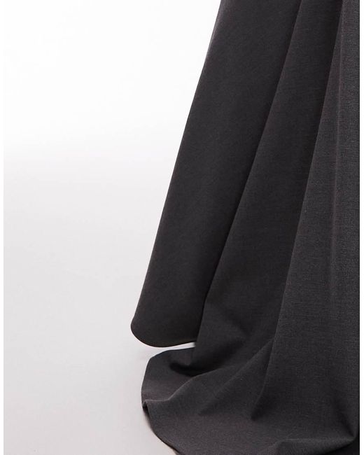 ASOS White Maxi Skirt With Fish Tail