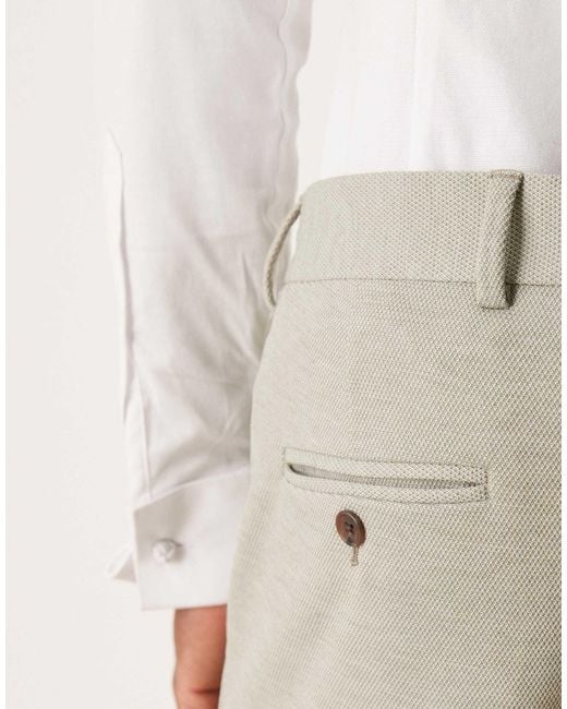 SELECTED Natural Aitor Regular Fit Trousers for men