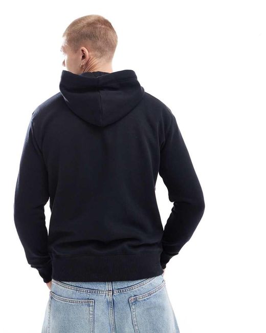 French Connection Blue French Connection Classic Hoodie for men