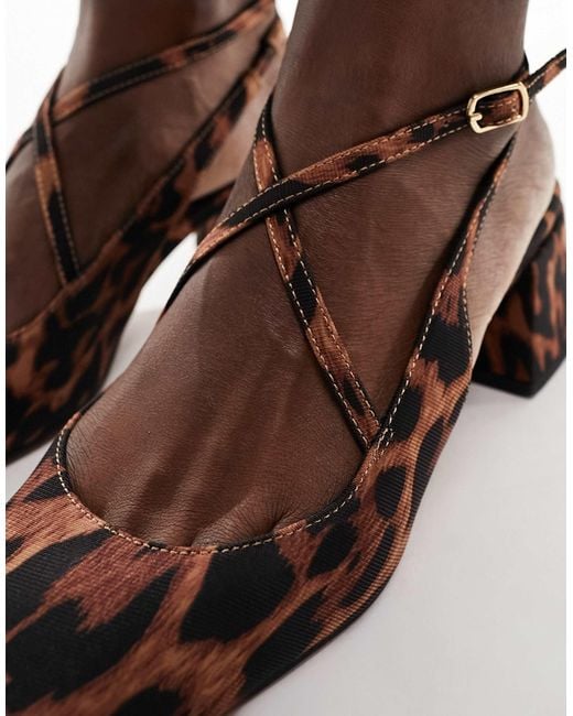Chaussure a talon carre mi haut clearance