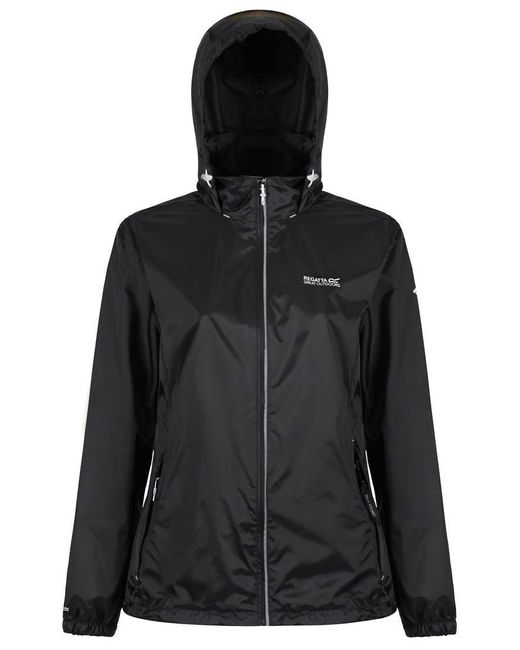 Regatta Black Corinne Iv Waterproof Rainwear Packaway Jacket