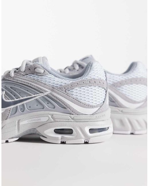 Nike Gray Air Max Moto 2K Suede Trainers