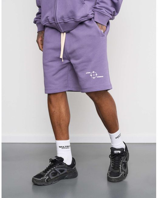 Focus - short - cadet Multiply Apparel en coloris Purple