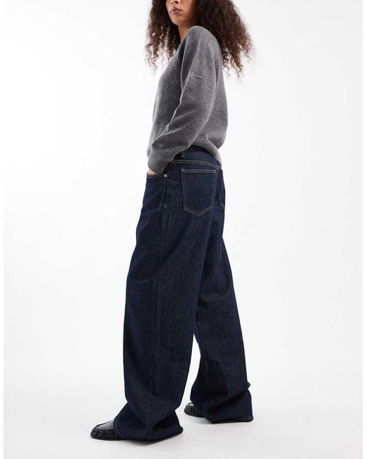 Cotton On Blue Relaxed Wide Jeans