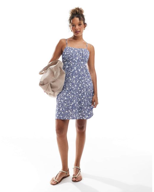 ONLY Blue Cami Mini Dress