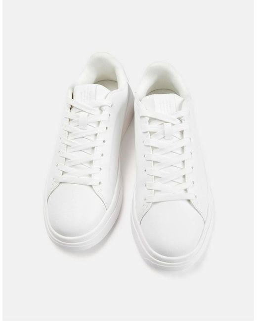 Pull&Bear White Chunky Trainers for men