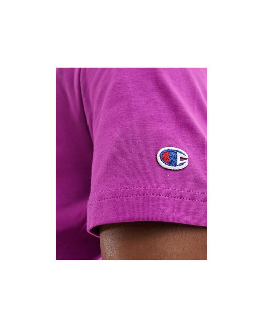 Champion – t-shirt in Purple für Herren