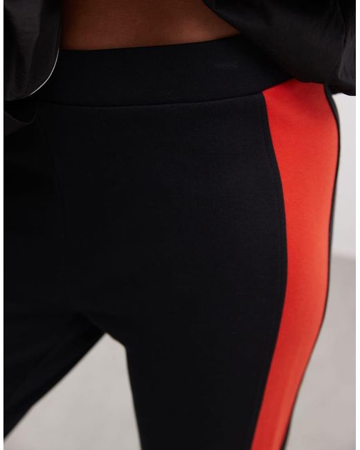 ASOS Black legging With Side Panel Detail