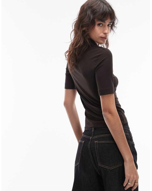 Lacoste Black Knitted Polo