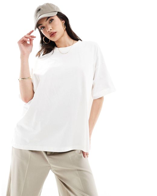 ASOS White Oversized T-shirt With Paris Stacked Back Graphic