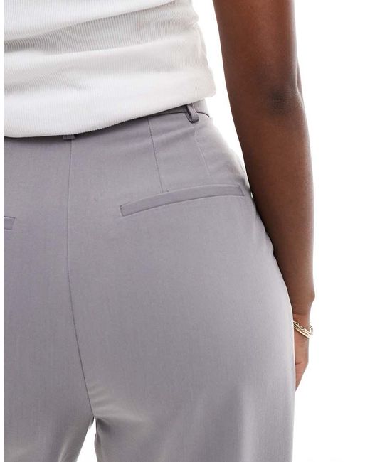 Miss Selfridge Gray Tailored Wide Leg Trouser