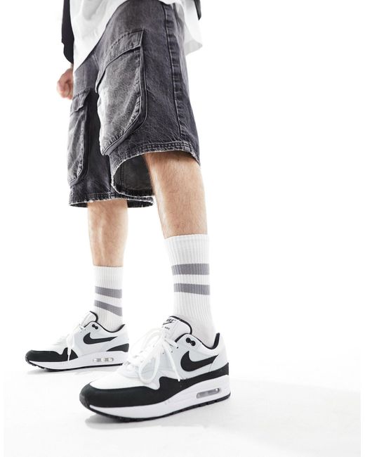 Air - max 1 - sneakers bianche e nere di Nike in White da Uomo