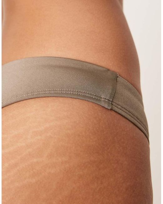 Free Society Natural High Leg Bikini Bottom