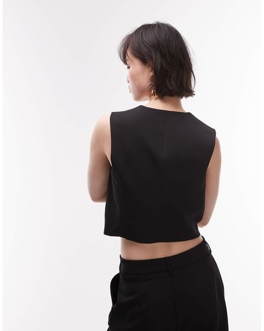 Mango Black – kurz geschnittene weste