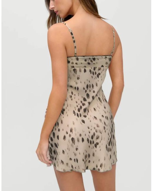Frankie's Bikinis Multicolor X Jennie Kim Deer Print Mini Dress