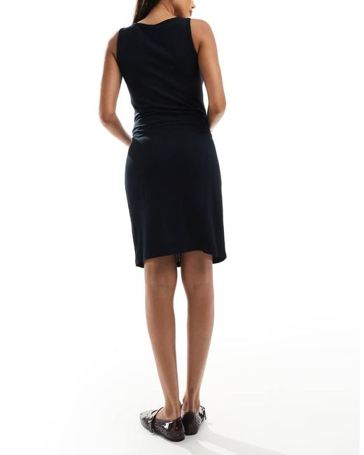 Mama.licious Black Mamalicious Maternity Sleeveless Nightdress With Nursing Function