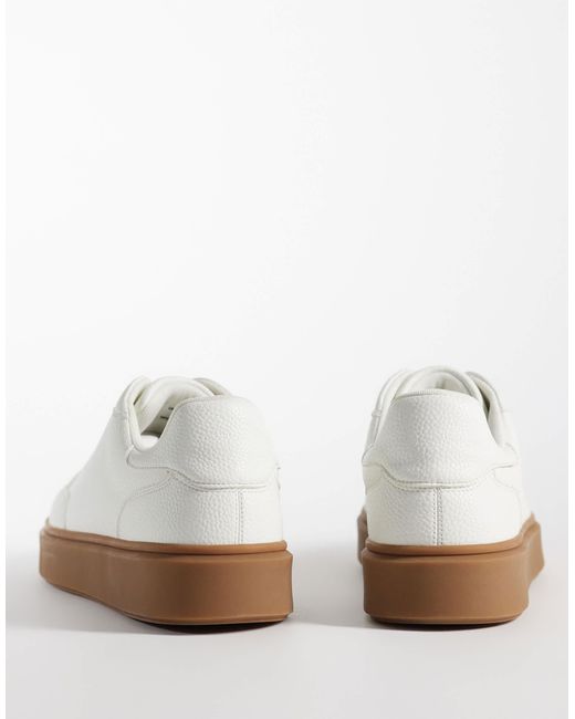 ASOS – schnürsneaker in White für Herren