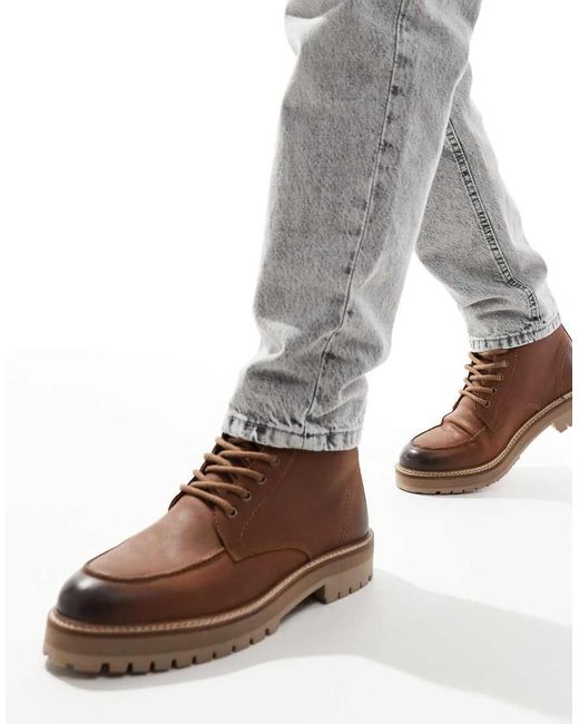 Botines Chukka Color Tostado De Nobuk Django De -Marrón Schuh de hombre de color Gray
