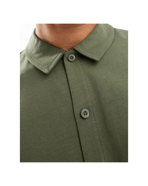 ASOS Green Jersey Shirt for men