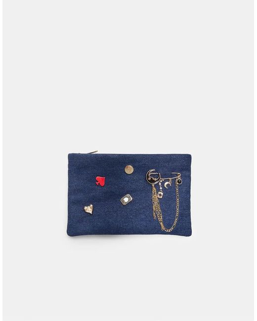 Beauty-Case di Stradivarius in Blue