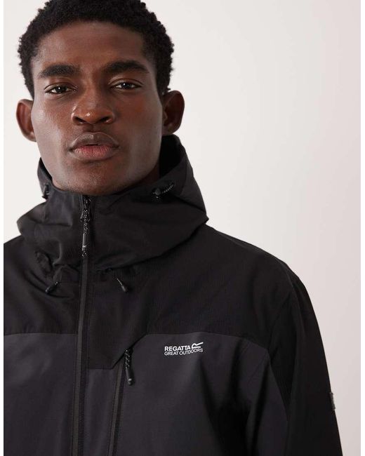 Regatta Gray Waterproof Highton Iv Stretch Jacket for men
