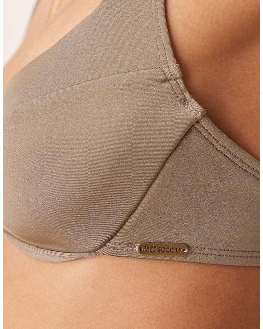 Free Society Natural Underwire Bikini Top