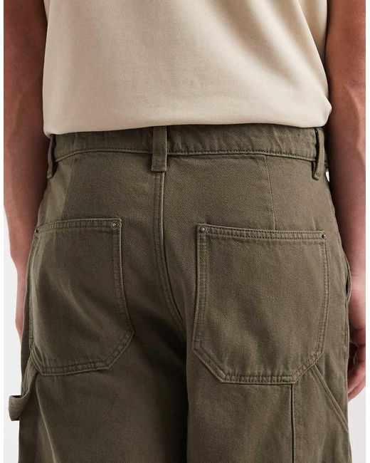 Cotton On Natural Baggy Worker Short for men