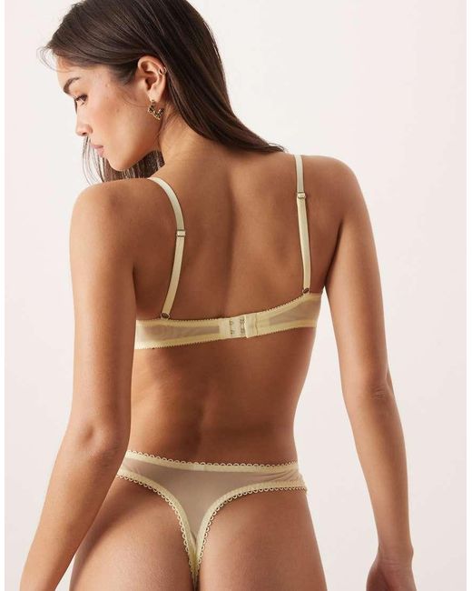 KAT THE LABEL Natural Sorrento Underwired Bra
