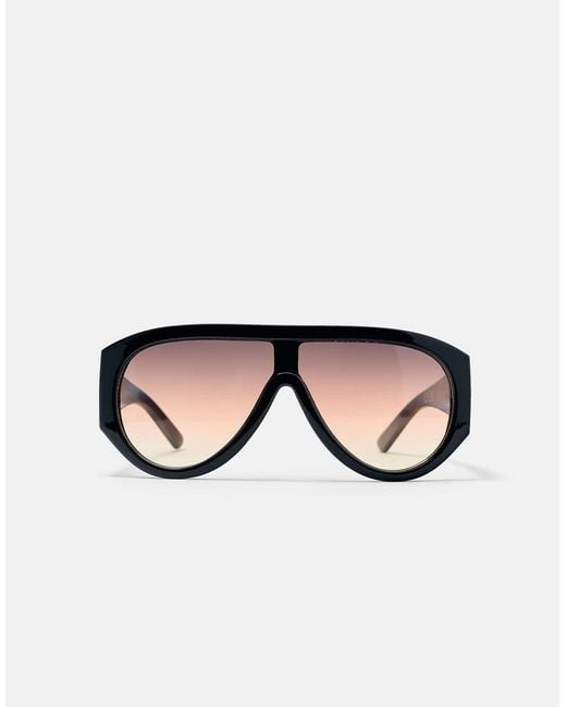 Pull&Bear Brown Aviator Sunglasses