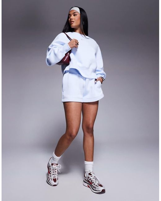 Nike Blue Phoenix Fleece Over-oversized Sweatshirt