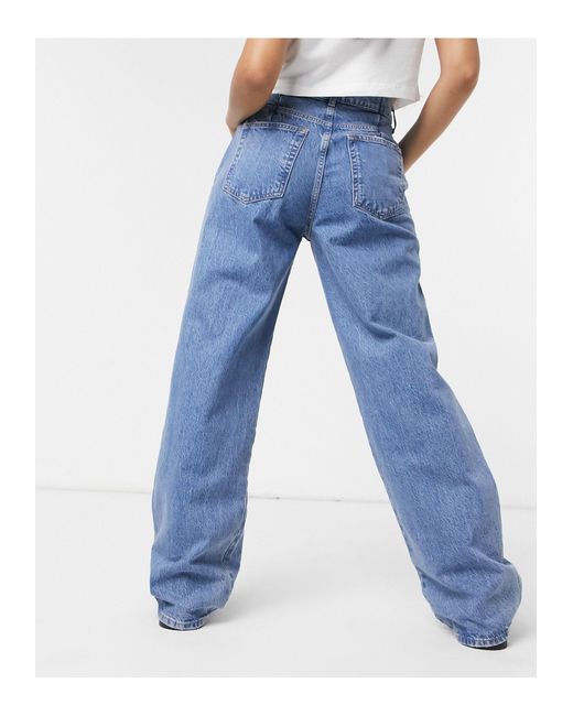 Pull&Bear Denim – baggy-jeans im 90er-stil in Blau Sparen Sie 6% - Lyst