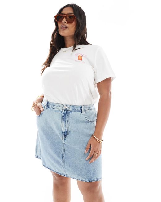 ONLY Blue – kurzer a-linien-jeansrock