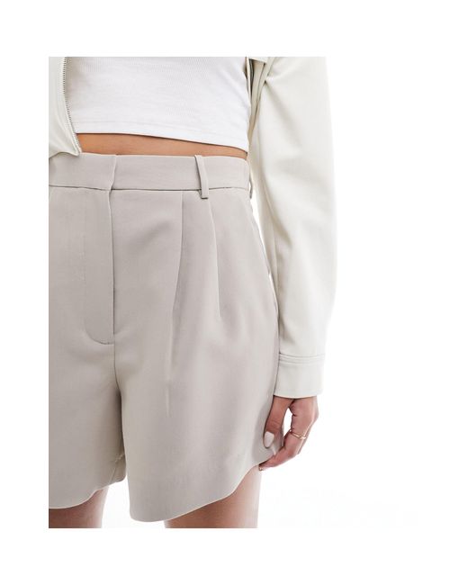 Abercrombie & Fitch Gray – weiche, elegante shorts