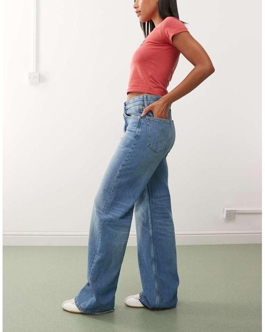 Tommy Hilfiger Blue Tommy Girl Relaxed Star Jeans