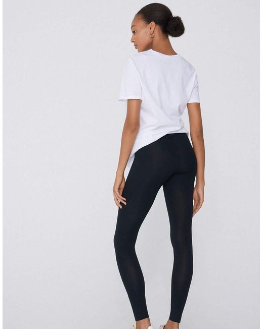 Tezenis Blue Cotton Leggings
